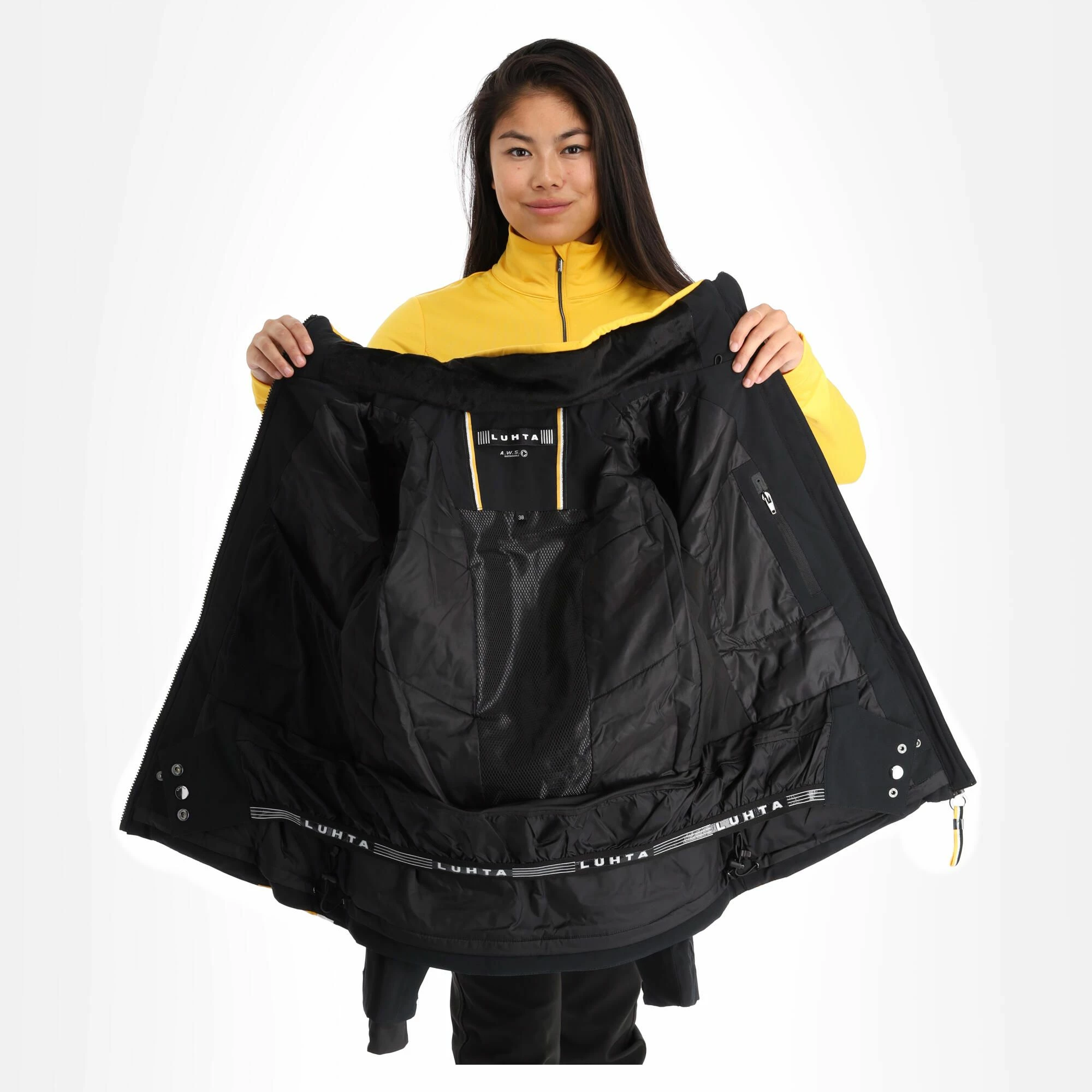 Luhta, Hanhimaa Chaqueta De Esquí Mujeres Negro 6 Luhta, Hanhimaa Chaqueta De Esquí Mujeres Negro - Imagen 6