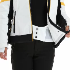 Luhta, Hietanen Chaqueta De Esquí Mujeres Optic Blanco -PARQUE DE ESQUI luhta hietanen aa jas gevoerd dames optic wit 22luhta117v1 BI 08