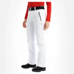 Luhta, Joentaus C Pantalones De Esquí Softshell Modelo Pequeño Mujeres Optic Blanco -PARQUE DE ESQUI luhta joentaus c bc skibroek softshell short model dames optic 22luhta148v3 BI 04