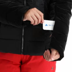 Luhta, Kaamanen Chaqueta De Esquí Mujeres Negro -PARQUE DE ESQUI luhta kaamanen aa jas gevoerd dames zwart 22luhta122v1 BI 08