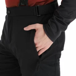 Maier Sports, Joscha Slim Pantalones De Esquí Hombres Negro -PARQUE DE ESQUI maier sports joscha slim ba skibroek gevoerd heren zwart 22maier201v1 BI 08