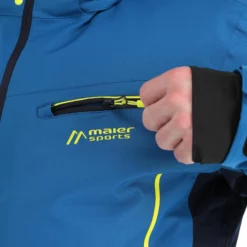 Maier Sports, Nikolai Chaqueta De Esquí Hombres Mary Poppins Azul -PARQUE DE ESQUI maier sports nikolai aa jas gevoerd heren mary poppins blauw 22maier202v2 BI 10