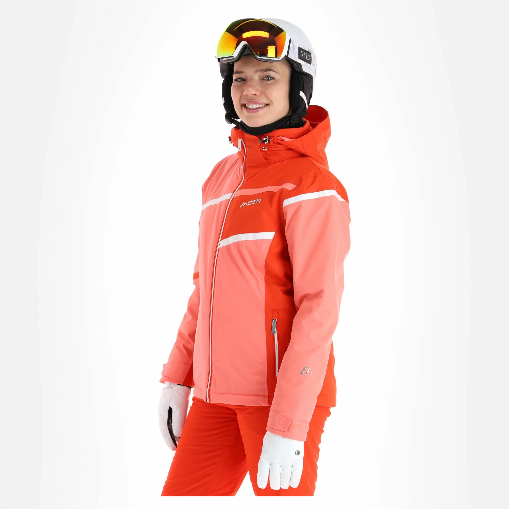 Maier Sports, Rendlspitze Chaqueta De Esquí Mujeres Coral Rojo 2 Maier Sports, Rendlspitze Chaqueta De Esquí Mujeres Coral Rojo - Imagen 2