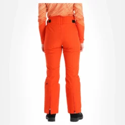Maier Sports, Vroni Slim Pantalones De Esquí Modelo Pequeño Mujeres Siren Rojo -PARQUE DE ESQUI maier sports vroni slim ba skibroek gevoerd short model dames 22maier207v2 BI 03