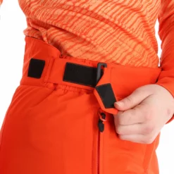 Maier Sports, Vroni Slim Pantalones De Esquí Modelo Pequeño Mujeres Siren Rojo -PARQUE DE ESQUI maier sports vroni slim ba skibroek gevoerd short model dames 22maier207v2 BI 06