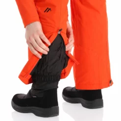 Maier Sports, Vroni Slim Pantalones De Esquí Modelo Pequeño Mujeres Siren Rojo -PARQUE DE ESQUI maier sports vroni slim ba skibroek gevoerd short model dames 22maier207v2 BI 07