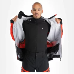 Peak Performance, Gravity Jacket Chaqueta De Esquí Hardshell Loose Fit Hombres Racing Rojo -PARQUE DE ESQUI peak performance gravity jacket aa jas gevoerd heren racing rood AA11pea101b BI 05