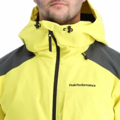 Peak Performance, Pact Jacket Chaqueta De Esquí Hombres Citrine Amarillo -PARQUE DE ESQUI peak performance pact jacket aa jas gevoerd heren citrine geel AA11pea109c BI 07