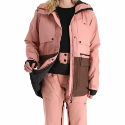 Picture, Glawi Jkt Chaqueta De Esquí Mujeres Ash Rosa -PARQUE DE ESQUI picture glawi jkt aa jas gevoerd dames ash roze 22pictu129v2 BI 15