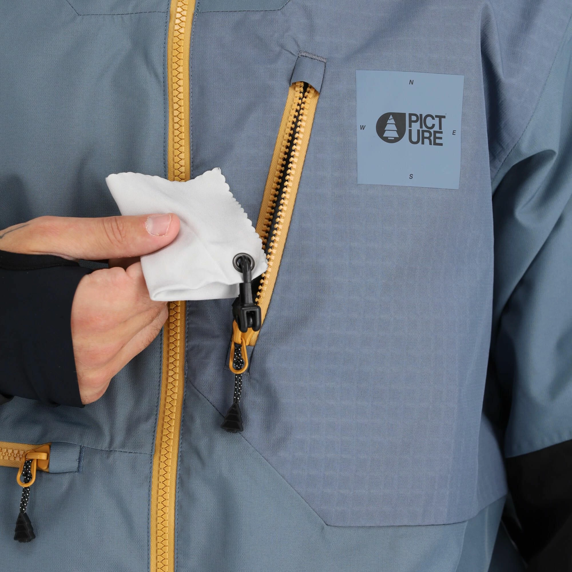 Picture, Stone Jkt Chaqueta De Esquí Hombres China Azul 14 Picture, Stone Jkt Chaqueta De Esquí Hombres China Azul - Imagen 14