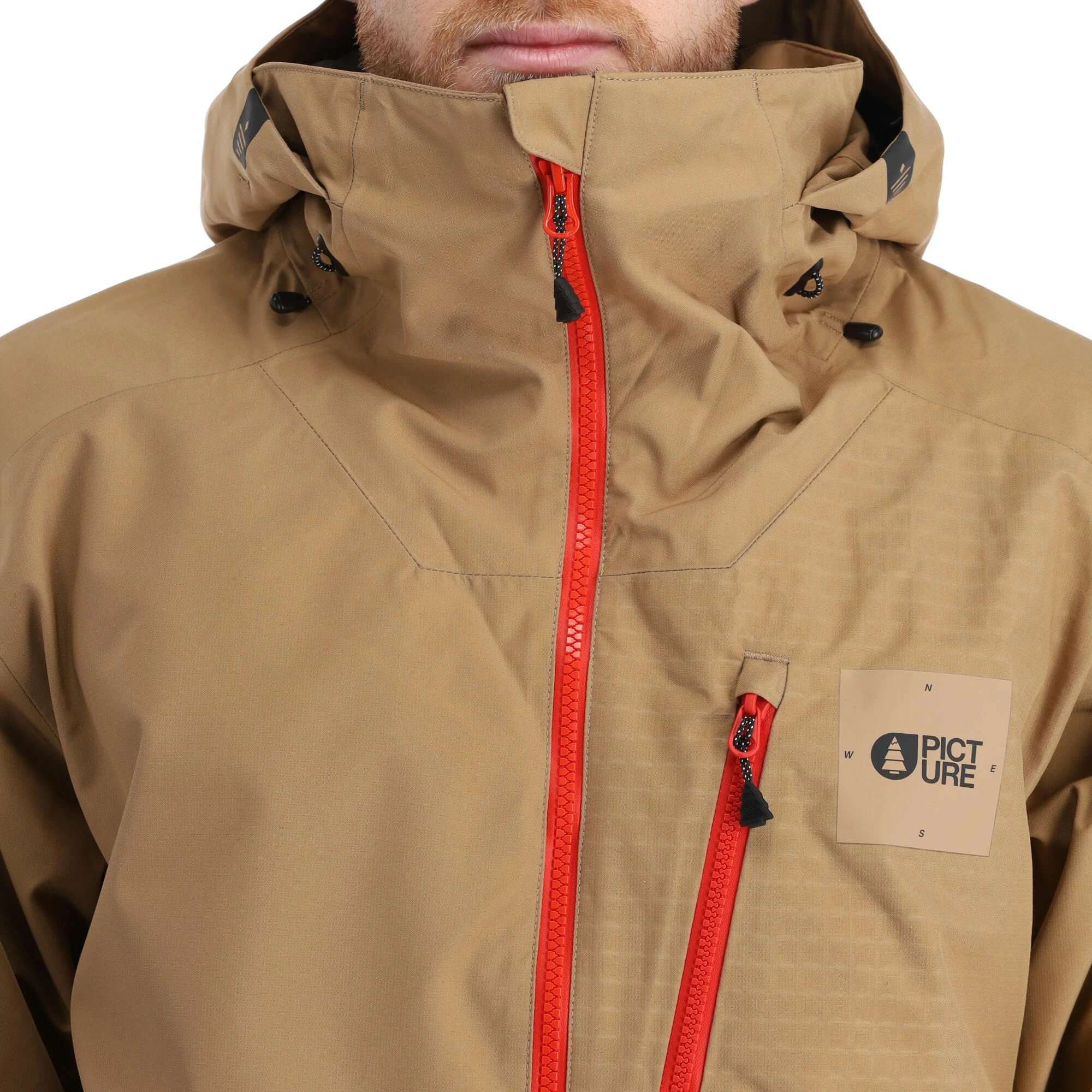 Picture, Stone Jkt Chaqueta De Esquí Hombres Dark Stone Beige 9 Picture, Stone Jkt Chaqueta De Esquí Hombres Dark Stone Beige - Imagen 9