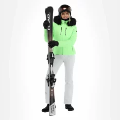 Poivre Blanc, Stretch Ski Jacket Chaqueta De Esquí Mujeres Paradise Verde