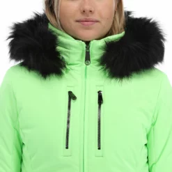 Poivre Blanc, Stretch Ski Jacket Chaqueta De Esquí Mujeres Paradise Verde -PARQUE DE ESQUI poivre blanc stretch ski jacket aa jas gevoerd dames paradise 22poivr101v2 BI 07