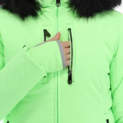 Poivre Blanc, Stretch Ski Jacket Chaqueta De Esquí Mujeres Paradise Verde -PARQUE DE ESQUI poivre blanc stretch ski jacket aa jas gevoerd dames paradise 22poivr101v2 BI 12