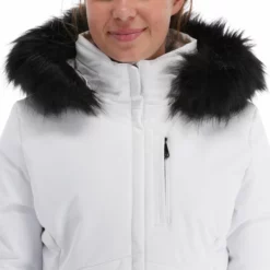 Poivre Blanc, Stretch Ski Jacket Chaqueta De Esquí Mujeres Blanco -PARQUE DE ESQUI poivre blanc stretch ski jacket aa jas gevoerd dames wit 22poivr104v4 BI 07