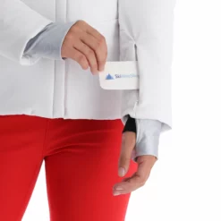 Poivre Blanc, Stretch Ski Jacket Chaqueta De Esquí Mujeres Blanco -PARQUE DE ESQUI poivre blanc stretch ski jacket aa jas gevoerd dames wit 22poivr104v4 BI 08