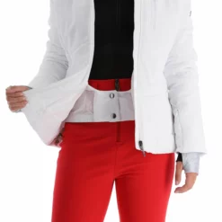 Poivre Blanc, Stretch Ski Jacket Chaqueta De Esquí Mujeres Blanco -PARQUE DE ESQUI poivre blanc stretch ski jacket aa jas gevoerd dames wit 22poivr104v4 BI 09