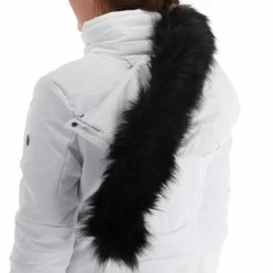 Poivre Blanc, Stretch Ski Jacket Chaqueta De Esquí Mujeres Blanco -PARQUE DE ESQUI poivre blanc stretch ski jacket aa jas gevoerd dames wit 22poivr104v4 BI 10