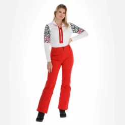 Poivre Blanc, Stretch Ski Pants Pantalones De Esquí Mujeres Scarlet Rojo