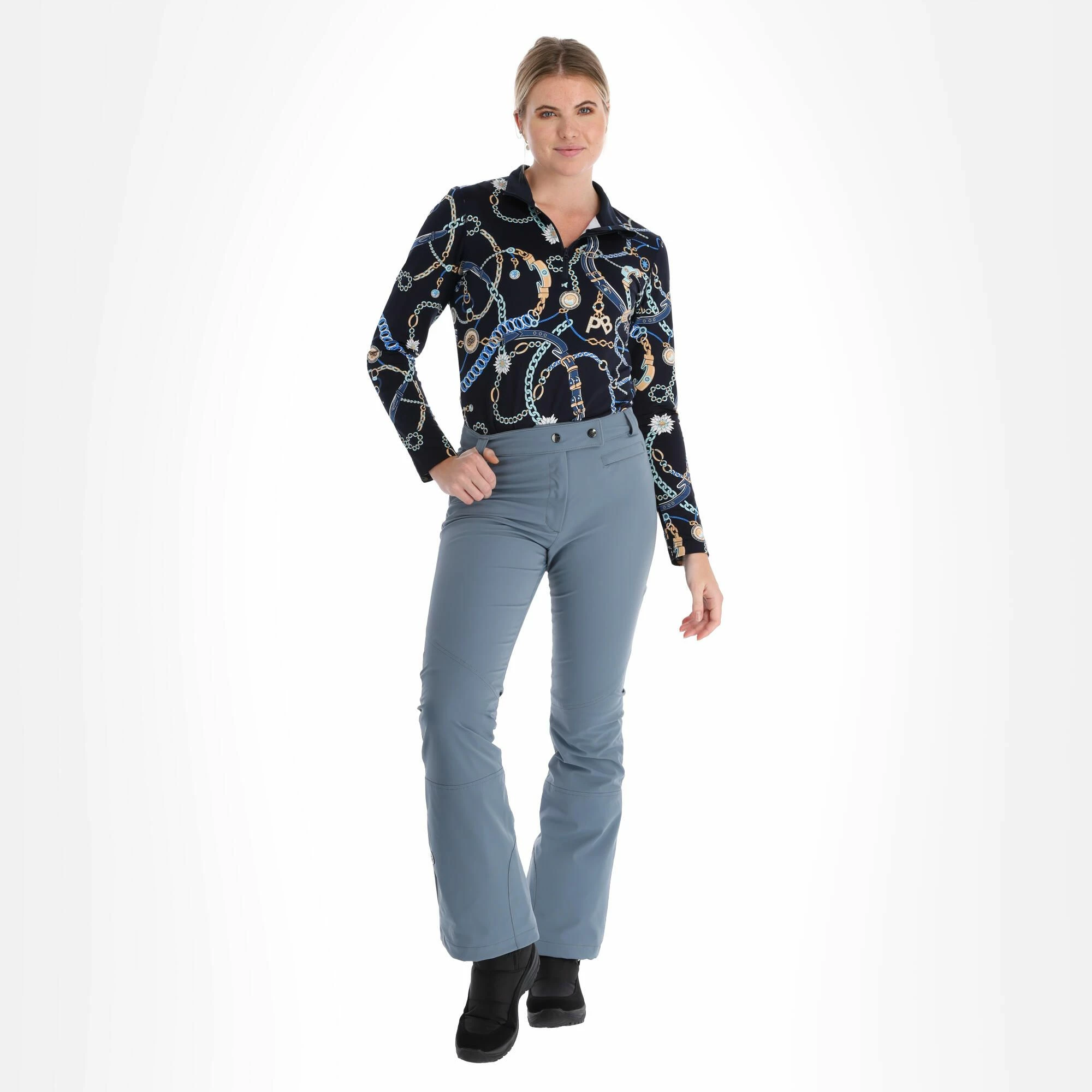 Poivre Blanc, Stretch Ski Pants Pantalones De Esquí Mujeres Thunder Gris 1 Poivre Blanc, Stretch Ski Pants Pantalones De Esquí Mujeres Thunder Gris