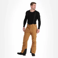 Protest, Owens Pantalones De Esquí Hombres Fudge Camel Beige