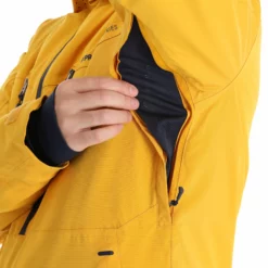 Protest, Prttimo Chaqueta De Esquí Hombres Dark Amarillo -PARQUE DE ESQUI protest prttimo aa jas gevoerd heren dark geel 22prote113v4 BI 08