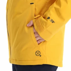 Protest, Prttimo Chaqueta De Esquí Hombres Dark Amarillo -PARQUE DE ESQUI protest prttimo aa jas gevoerd heren dark geel 22prote113v4 BI 13