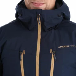 Protest, Prttimo Chaqueta De Esquí Hombres Deep Ocean Azul -PARQUE DE ESQUI protest prttimo aa jas gevoerd heren deep ocean blauw 22prote113v2 BI 07