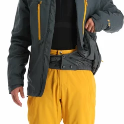 Protest, Prttimo Chaqueta De Esquí Hombres Hunter Verde -PARQUE DE ESQUI protest prttimo aa jas gevoerd heren hunter groen 22prote113v1 BI 09