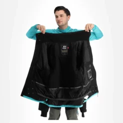 Rehall, Anchor-R Chaqueta De Esquí Hombres Aqua Azul -PARQUE DE ESQUI rehall anchor r aa jas gevoerd heren aqua blauw 22rehal105v3 BI 06