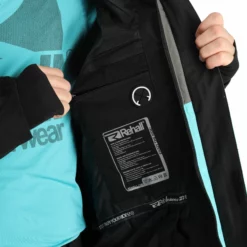 Rehall, Anchor-R Chaqueta De Esquí Hombres Aqua Azul -PARQUE DE ESQUI rehall anchor r aa jas gevoerd heren aqua blauw 22rehal105v3 BI 14