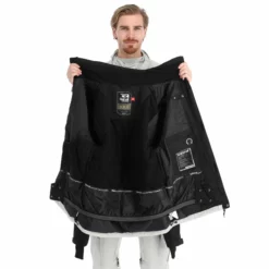 Rehall, Anchor-R Chaqueta De Esquí Hombres Storm Gris -PARQUE DE ESQUI rehall anchor r aa jas gevoerd heren storm grijs 22rehal105v1 BI 06