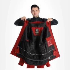 Rehall, Bud-R Chaqueta De Esquí Hombres Burgundy Rojo -PARQUE DE ESQUI rehall bud r aa jas gevoerd heren burgundy rood 22rehal104v4 BI 06