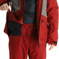 Rehall, Bud-R Chaqueta De Esquí Hombres Burgundy Rojo -PARQUE DE ESQUI rehall bud r aa jas gevoerd heren burgundy rood 22rehal104v4 BI 09