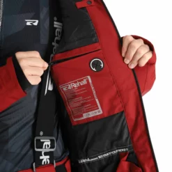 Rehall, Bud-R Chaqueta De Esquí Hombres Burgundy Rojo -PARQUE DE ESQUI rehall bud r aa jas gevoerd heren burgundy rood 22rehal104v4 BI 13