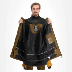 Rehall, Bud-R Chaqueta De Esquí Hombres Dessert Palm Marrón -PARQUE DE ESQUI rehall bud r aa jas gevoerd heren dessert palm bruin 22rehal104v3 BI 06