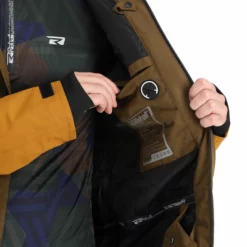 Rehall, Bud-R Chaqueta De Esquí Hombres Dessert Palm Marrón -PARQUE DE ESQUI rehall bud r aa jas gevoerd heren dessert palm bruin 22rehal104v3 BI 07