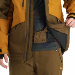 Rehall, Bud-R Chaqueta De Esquí Hombres Dessert Palm Marrón -PARQUE DE ESQUI rehall bud r aa jas gevoerd heren dessert palm bruin 22rehal104v3 BI 08