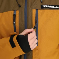 Rehall, Bud-R Chaqueta De Esquí Hombres Dessert Palm Marrón -PARQUE DE ESQUI rehall bud r aa jas gevoerd heren dessert palm bruin 22rehal104v3 BI 11