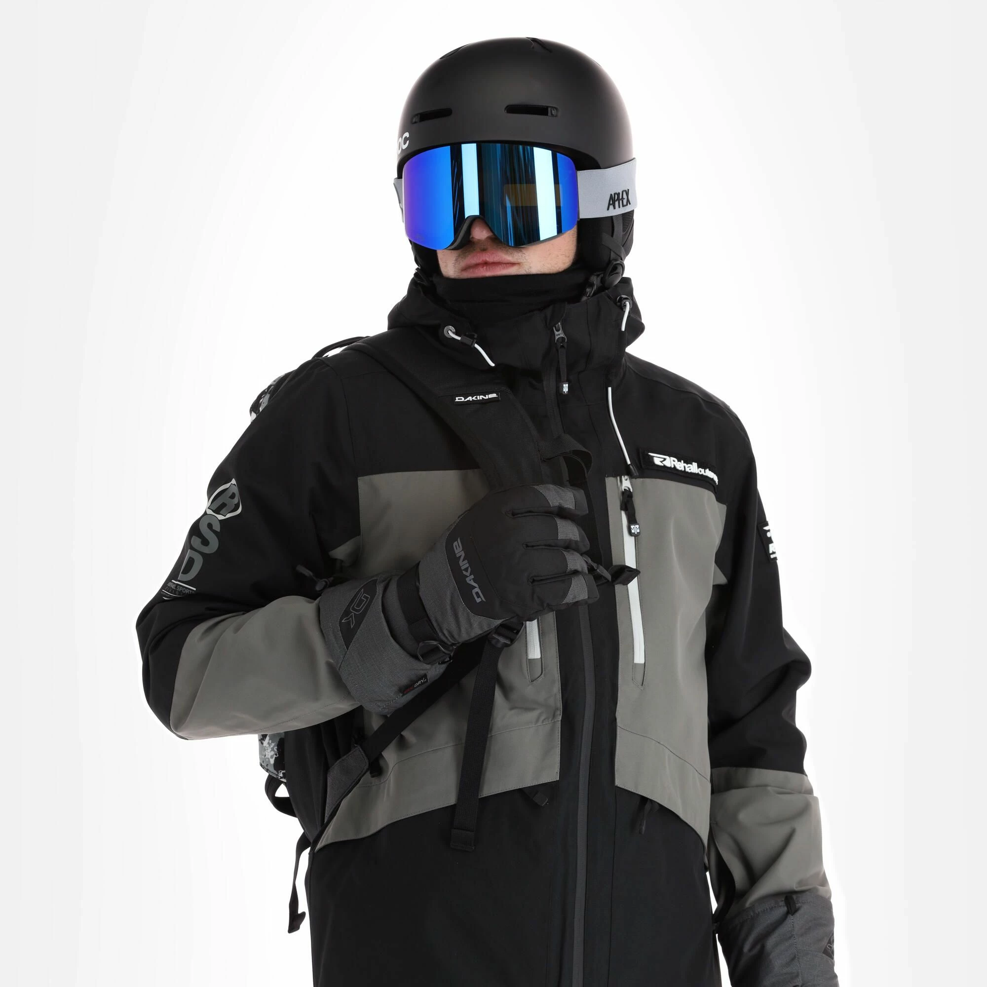 Rehall, Bud-R Chaqueta De Esquí Hombres Gunmetal Gris 5 Rehall, Bud-R Chaqueta De Esquí Hombres Gunmetal Gris - Imagen 5