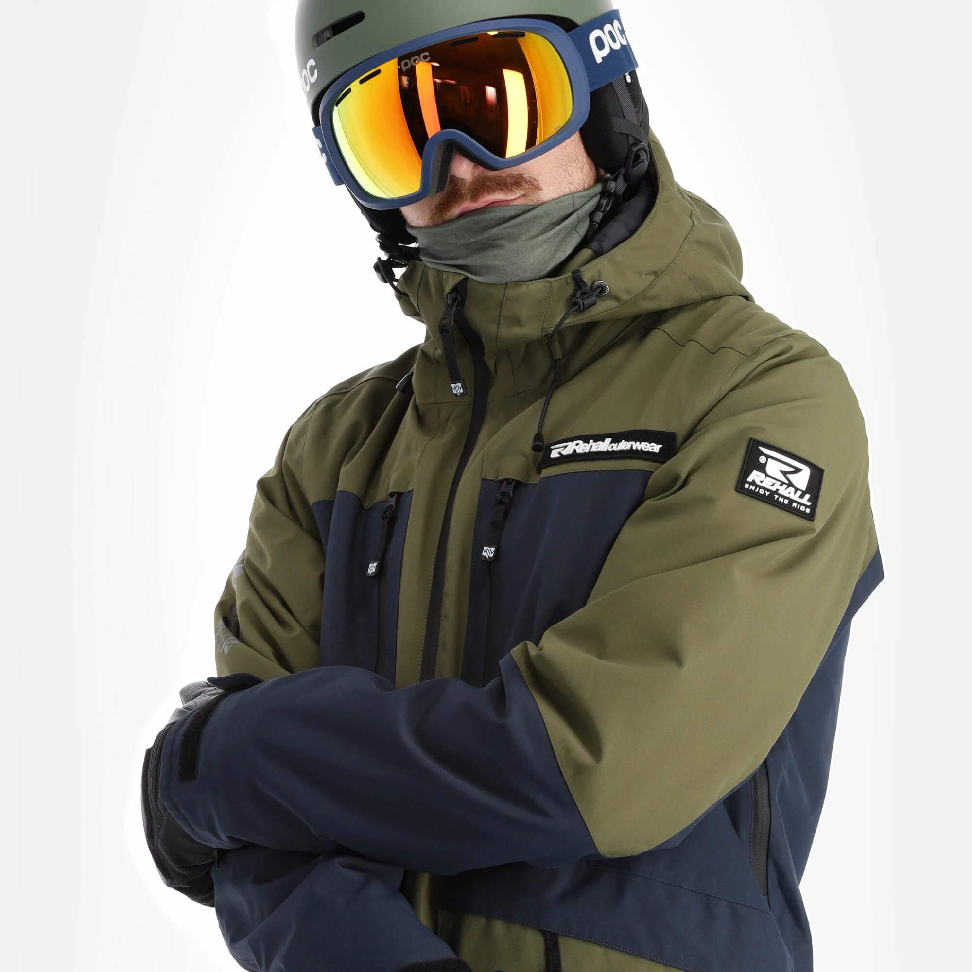 Rehall, Bud-R Chaqueta De Esquí Hombres Olive Night Verde 5 Rehall, Bud-R Chaqueta De Esquí Hombres Olive Night Verde - Imagen 5