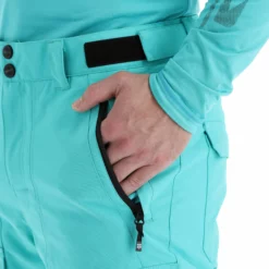 Rehall, Capital-R Pantalones De Esquí Hombres Aqua Azul -PARQUE DE ESQUI rehall capital r ba skibroek gevoerd heren aqua blauw 22rehal112v1 BI 05