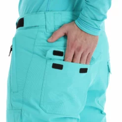 Rehall, Capital-R Pantalones De Esquí Hombres Aqua Azul -PARQUE DE ESQUI rehall capital r ba skibroek gevoerd heren aqua blauw 22rehal112v1 BI 11