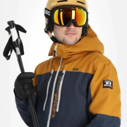 Rehall, Cream-R Chaqueta De Esquí Hombres Cathay Spice Marrón -PARQUE DE ESQUI rehall cream r aa jas gevoerd heren cathay spice bruin 22rehal102v6 BI 05