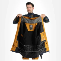 Rehall, Cream-R Chaqueta De Esquí Hombres Cathay Spice Marrón -PARQUE DE ESQUI rehall cream r aa jas gevoerd heren cathay spice bruin 22rehal102v6 BI 06