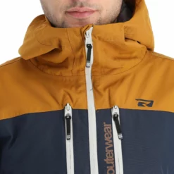 Rehall, Cream-R Chaqueta De Esquí Hombres Cathay Spice Marrón -PARQUE DE ESQUI rehall cream r aa jas gevoerd heren cathay spice bruin 22rehal102v6 BI 07