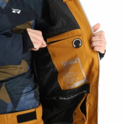 Rehall, Cream-R Chaqueta De Esquí Hombres Cathay Spice Marrón -PARQUE DE ESQUI rehall cream r aa jas gevoerd heren cathay spice bruin 22rehal102v6 BI 13