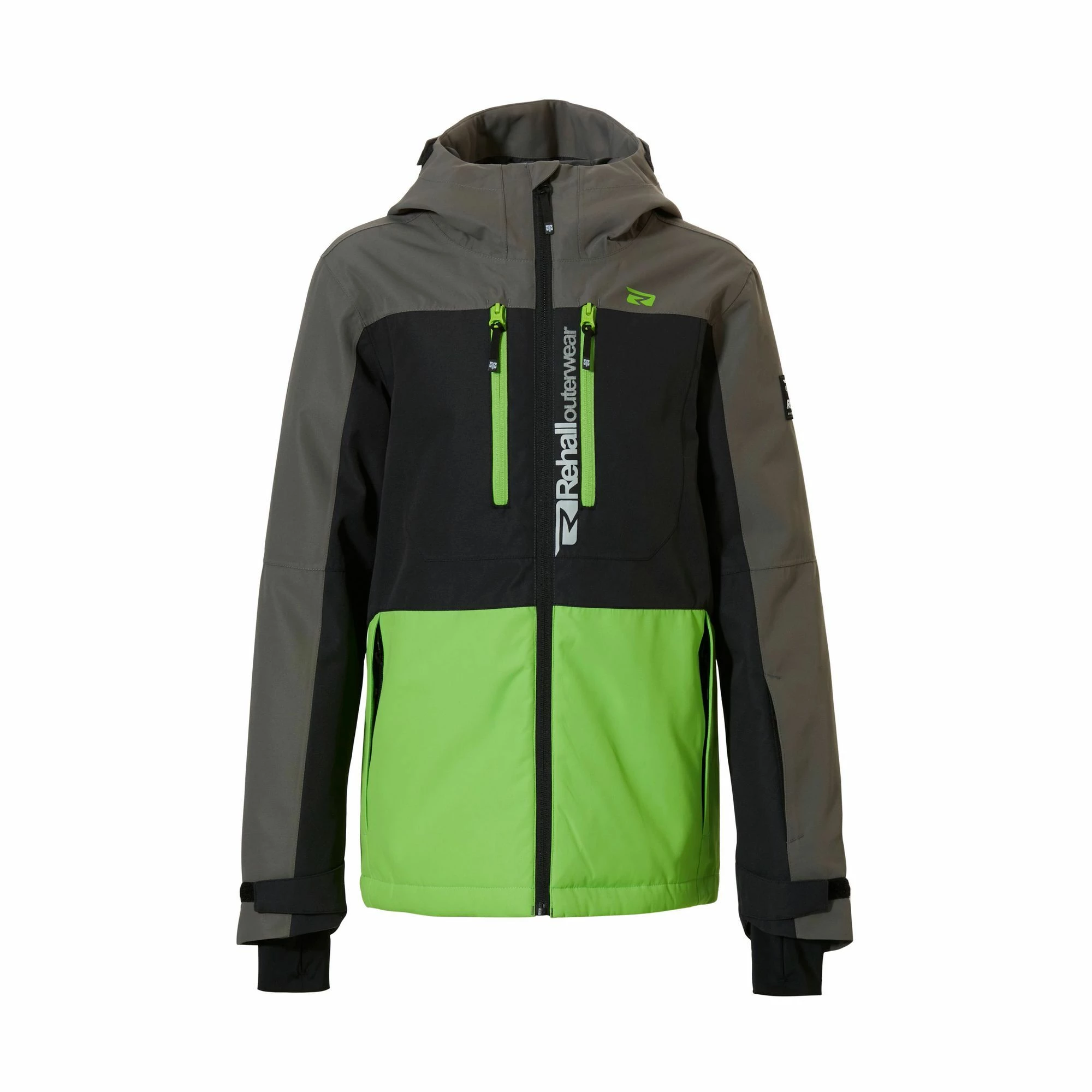 Rehall, Cream-R-Jr. Chaqueta De Esquí Niños Brite Verde 1 Rehall, Cream-R-Jr. Chaqueta De Esquí Niños Brite Verde