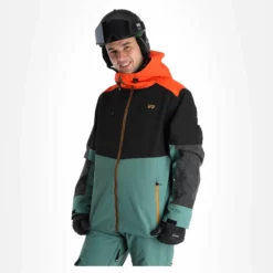 Rehall, Dragon-R Chaqueta De Esquí Hombres Cherry Tomato Rojo -PARQUE DE ESQUI rehall dragon r aa jas gevoerd heren cherry tomato rood 22rehal101v6 BI 04