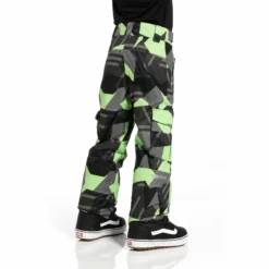 Rehall, Edge-R-Jr. Pantalones De Esquí Niños Camo Verde -PARQUE DE ESQUI rehall edge r jr ba skibroek gevoerd kinderen camo groen 22rehal131v3 BI 03
